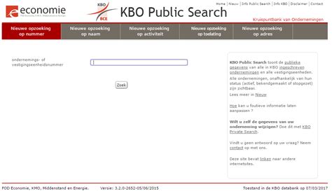 kbo public search op naam